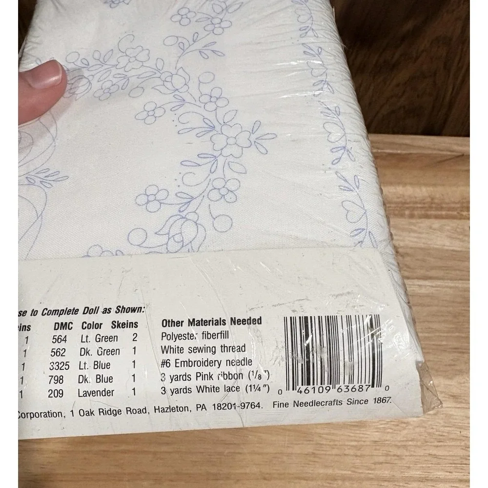 Bucilla 63687 Baby Julie Pillowcase‎ Doll Kit Special Edition Sealed Vintage NOS